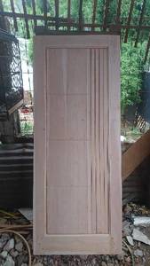 Offre Spéciale – Porte d'entrée en bois massif (teck, acajou, sungkai) sur mesure, petite, moyenne ou grande, pour hôtels, intérieur et extérieur, style simple - Product Image 6