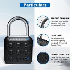 Lucchetto di Alta Sicurezza Senza Chiave per Armadietti di Palestre, Lucchetto a Combinazione per Cancelli Scolastici - Product Image 2
