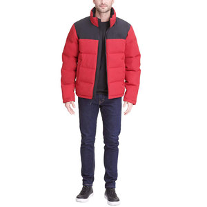 2024 Men's Softshell Puffer <b>Jacket</b> Shiny Hood High Street Style <b>Winter</b> Cotton Padded Outdoor Quilted Design Plus OEM Service - Product Image 3