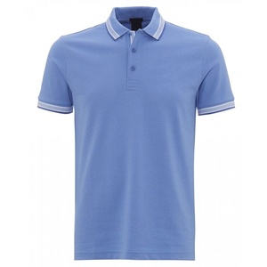 Polo Personalizado Unisex para Hombre, Camiseta de Golf de Manga Corta, Diseño Formal en Patrón Sólido, Hecho de Tela de Poliéster Tejido - Product Image 2