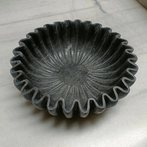 Bol de service en marbre le plus vendu, bol en pierre multi-usages pour salade, fruits, pain, collations et décoration, disponible à bon prix - Product Image 4