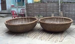 Cesta Redonda de Bambú Ecológica Hecha a Mano para Actividades Acuáticas, Pesca, Exhibición y Venta al por Mayor en Vietnam - Product Image 4