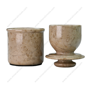 กล่องเก็บอาหารหินอ่อนสีเบจคุณภาพดีสำหรับตกแต่งบ้านครัวหรูหรา ราคาขายส่ง - Product Image 6