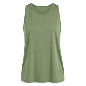 custom logo pickleball sports Sleeveless Tank Top Round Neck Moisture Wicking Polyester Regular Fit summer Seasons sports tank - Product Image 1