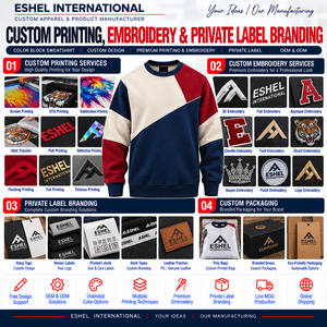 Fabricant et fournisseur en gros de sweats à capuche color-block pour les marques de vêtements personnalisées, production OEM ODM en grande quantité - Product Image 4