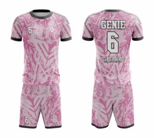 Uniforme de Fútbol para Hombre Adulto, 100% Poliéster, Impresión Sublimada, Secado Rápido, Manga Corta, Corte Regular, Personalizable con Nombre y Logotipo del Equipo - Product Image 1