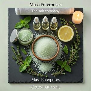 Sel de bain détoxifiant en pierre de l'Himalaya écologique en gros, mélange pur d'herbes pour le soulagement musculaire et une peau douce - Product Image 3