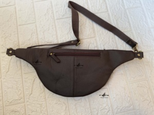 Sac à bandoulière en cuir véritable tressé à la main, tendance, pour voyage, facile à transporter, ceinture porte-monnaie élégante, multi-usages – Grande Vente - Product Image 2