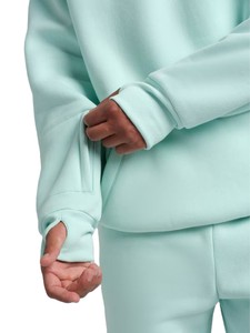 Hoodie unisexe surdimensionné, couleur bleu ciel, en molleton de coton respirant, longueur normale, manches longues, épaules tombantes, design personnalisé - Product Image 4