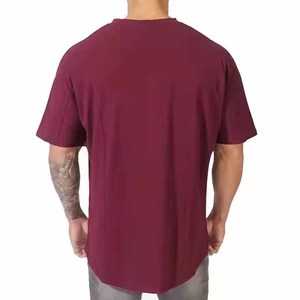 Camisetas Lisas Clásicas de Cuello Redondo de Poliéster al por Mayor para Hombre, Camiseta de Algodón de Alta Calidad - Product Image 4