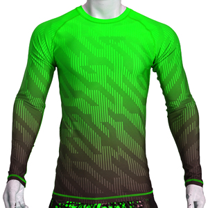 Custom Men Compression Rash Guard Long Sleeve Sublimated BJJ MMA Fight <b>Shirt</b> Quick Dry Breathable Gym Fitness Base Layer Top - Product Image 1