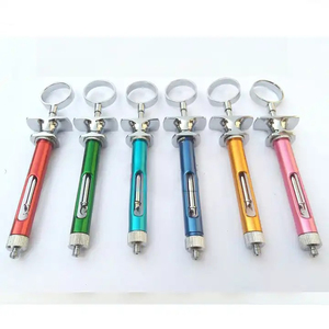 Jeringas Dentales Aspirantes con Mango de Anillo de 2.5 mm, Capacidad de 1.8 ml/2.2 ml, Material de Plástico, Acero Inoxidable/Latón, Fuente Manual para Laboratorio Dental - Product Image 4