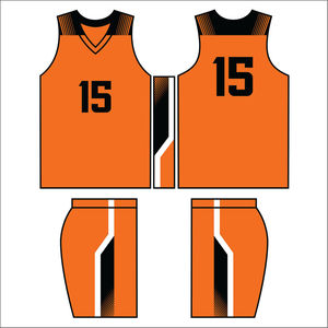 Uniforme de Baloncesto Personalizado de Alta Calidad con Nombre del Equipo Impreso por Sublimación, Ropa Profesional Transpirable, Talla Grande, Sin Mangas, 100% - Product Image 5