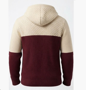 Sweat à capuche d'hiver en coton lourd tricoté haute densité, personnalisable en usine, impression numérique, style vintage délavé à l'acide, streetwear décontracté - Product Image 6