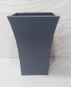 กระถางปลูกต้นไม้ทรงสี่เหลี่ยมผืนผ้าโลหะทันสมัย กระถางต้นไม้สูงสำหรับปลูกในร่มและกลางแจ้ง กระถางปลูกต้นไม้แนวตั้งขนาดใหญ่ กล่องปลูกต้นไม้ตกแต่งบ้านและสำนักงาน - Product Image 4