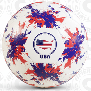 Ballon de football USA CANADA FLAG MAP 2026 - Ballons de la Coupe du Monde de Football Surface Brillante Cadeau Promotionnel Ballon de Football - Product Image 2