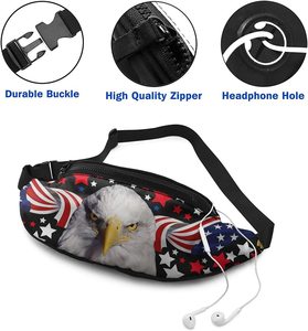 Sac banane personnalisé sublimé, réglable, pour hommes et femmes, idéal pour les voyages, la randonnée, le cyclisme et la course à pied - Product Image 3