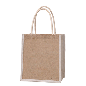 Grand sac de rangement en jute pour couvertures, organisateur de vêtements et emballage de voyage - Product Image 1