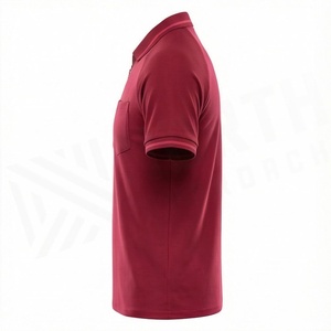 เสื้อโปโลผู้ชายแบบซิปครึ่งตัว ทรงหลวม แขนสั้น สีตัดต่อ โลโก้สั่งทำ ระบายอากาศได้ดี แฟชั่น สีสันปรับแต่งได้ - Product Image 3