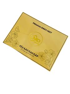Emballage alimentaire personnalisé de luxe, recyclable, avec logo estampé à chaud or, gaufrage, pelliculage mat et fermeture magnétique auto-érectrice - Product Image 4