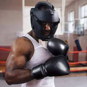 Wholesale Trendy Boxing MMA Gloves Genuine Cowhide Leather Customized <b>Heat</b> Printed Logo Breathable High Quality Unisex - Product Image 5