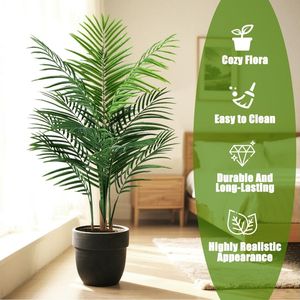 Luxurious 180cm <b>Artificial</b> Areca Palms Biomimetic Green Plant <b>Trees</b> for Courtyard Landscape & Decorative Purpose - Product Image 2