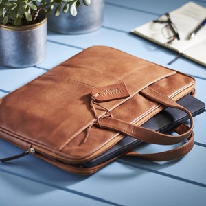Maletín de Lona Encerada y Cuero Vintage Impermeable de Estilo Clásico Premium, Bolsa Grande para Portátil de Cuero, Bolsos de Hombro de Cuero - Product Image 4