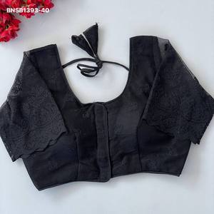 Blusa de punto de buena calidad con encaje calado, parte delantera acolchada, forro de algodón, lista para usar, proveedor indio, moda femenina - Product Image 6