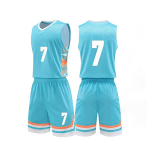 Basketball Uniform Two-Piece Breathable Quick Dry out door <b>shirt</b> & shorts Double Pockets with custom logo - Product Image 2