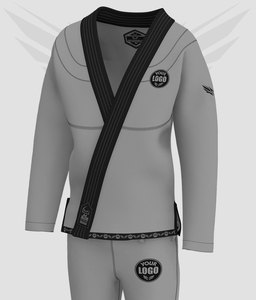 ชุดกิโมโนศิลปะการต่อสู้แบบถักน้ำหนักเบามีมุกชุด JJ jji Jitsu สำหรับฝึกซ้อมโลโก้ที่กำหนดเอง - Product Image 1