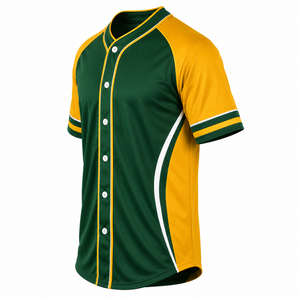 Camiseta de Béisbol Sublimada Personalizada, Manga Corta, Uniforme Deportivo para Equipo, Jersey Azul y Blanco, Ropa Deportiva Suave y Transpirable - Product Image 4