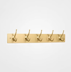 Brass <b>Hook</b> Hanger <b>Rails</b> Crafts Top Price Modern Home Wall Mounted Gold Plated Brass <b>Hook</b> Holder - Product Image 1