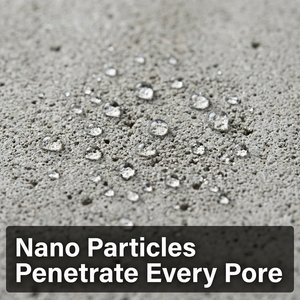 Revêtement Transparent Imperméable pour Béton, Scellant Clair à Base d'Acrylique, Forte Adhérence, Polyvalent, Liquide en Vrac pour Application au Pinceau - Product Image 5