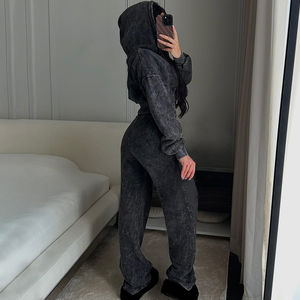 Sudaderas Personalizadas para Mujer, Impresión DTF, Estilo Holgado, Color Rosa Bebé, Felpa de Algodón Orgánico, Ropa Urbana de Invierno, Lavado Ácido - Product Image 5