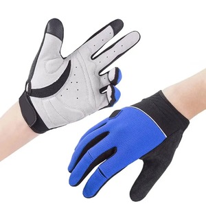 Gants de vélo en gros avec paume en gel amortissant, tissu à séchage rapide pour le cyclisme sur route, VTT, marques sportives, production OEM - Product Image 5