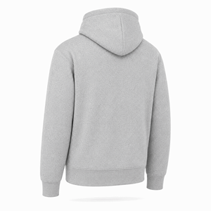 เสื้อฮู้ดผู้ชาย แขนยาว ผ้าฟลีซ 400 กรัม สีพื้น เรียบง่าย สวมใส่สบาย ไม่เป็นขุย รุ่นซิลเวอร์ฟ็อกซ์ อุ่นสบาย ไม่บุซับใน สำหรับฤดูใบไม้ร่วง/ฤดูหนาว - Product Image 4