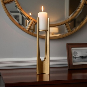 <b>Tall</b> <b>Pillar</b> <b>Candle</b> Holder Modern Metal <b>Candle</b> Holder Gold <b>Candle</b> Stand Luxury <b>Candle</b> Holder Decorative <b>Pillar</b> <b>Candle</b> Stand - Product Image 5