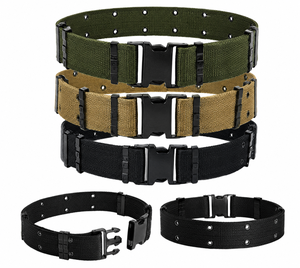Adjustable Tactical <b>Webbing</b> Belt Nylon Duty Belt Quick Release Buckle Outdoor Security Use - Product Image 1