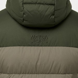 Men Color Block Hooded Puffer Jacket Premium Winter <b>Bubble</b> <b>Coat</b> Lightweight Insulated Outdoor Streetwear Full Zip Warm Jacket - Product Image 3