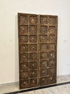 <b>Antique</b> Solid Wood Door Panels with Hand Carved <b>Frame</b> Luxury Villa Front Door for Restaurants Hotels Home Furniture - Product Image 2