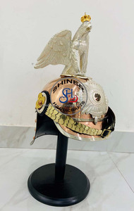 Casco Medieval alemán prusiano, casco de latón y águila de cobre, protector prusiano, Regimiento, águila, decoración - Product Image 6