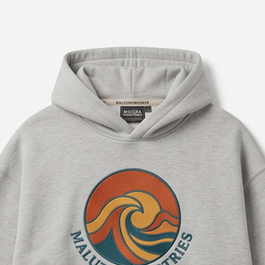 Sweat-shirts à capuche en polyester respirant 380 GSM, coupe ample et robuste, personnalisables avec logo brodé ou imprimé, vente en gros - Product Image 4