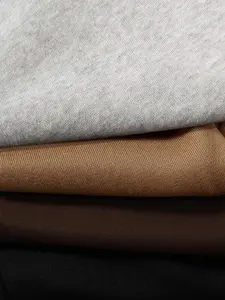 Pantalon de jogging pour femme en coton respirant, taille élastique mi-haute, couleur unie, personnalisable avec logo, haute qualité - Product Image 4