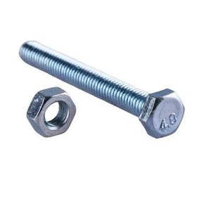 Boulons et écrous hexagonaux robustes, galvanisés à chaud, quincaillerie de fixation industrielle pour une durabilité accrue - Product Image 2