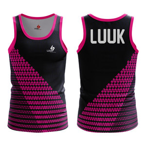 Camiseta sin Mangas con Logotipo Personalizado en la Parte Delantera, de Secado Rápido, Deportiva, para Fitness, Ecológica, Tejida, con Cuello Redondo, para Hombre - Product Image 6