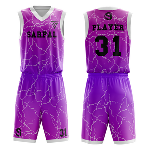 Maillot de basket personnalisé de haute qualité avec logo – Tendance estivale, vêtements de sport respirants en maille de polyester à séchage rapide pour hommes – Ensembles de basket - Product Image 5