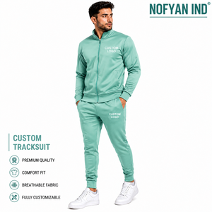 ชุดวอร์มฤดูหนาว NOFYAN IND NI-1323 ODM แบบสั่งทำพิเศษ ผ้าฝ้าย 100% เป็นมิตรกับสิ่งแวดล้อม กันลม ระบายอากาศได้ดี น้ำหนักเบา ชุดกีฬาสำหรับผู้ชาย - Product Image 1