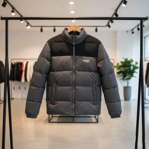 Veste d'hiver matelassée personnalisée RexFit Sports Premium, rembourrée de duvet, pour hommes et femmes, logo brodé, OEM ODM - Product Image 4