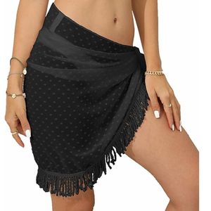 Bridal Lace Sarong Cover up 1 Piece <b>Mini</b> <b>Printed</b> Animal Beach Wrap Skirt for Bride Bachelorette Party Swim Cover - Product Image 1