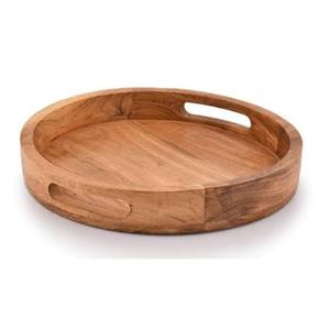 Bandeja de Servicio Decorativa de Metal Hecha a Mano con Acabado Esmaltado o Bandeja para Bebidas Frías de Alta Calidad Suministrada por India - Product Image 3